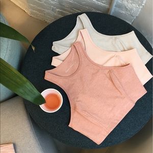 Outdoor Voices Athena Crop Top Pink